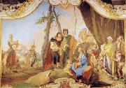 Giovanni Battista Tiepolo Rachel Hiding the Idols from her Father Laban USA oil painting artist